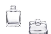 Bottiglia di vetro quadrata da 200 ml PP28 – adatta anche per profumatore d'ambiente Bottiglia di vetro quadrata da 200 ml PP28 – adatta anche per profumatore d'ambiente