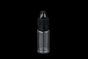 10ml plastic e-cigarette liquid bottle with child-resistant cap and dropper - available in a package with 50 pcs-1