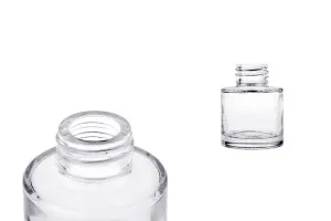 Cylindrical 50ml glass diffuser bottle with PP28 finish-1