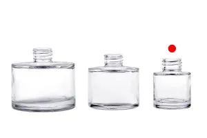 Cylindrical 50ml glass diffuser bottle with PP28 finish-5