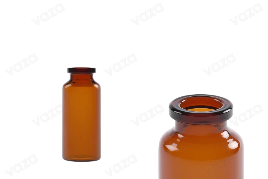 Μπουκαλάκι 20 ml γυάλινο, καραμελέ για φάρμακα και ομοιοπαθητικά - 12 τμχ-εικόνα_προϊοντική