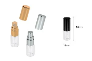 3ml glass perfume atomizer with aluminum cap-2
