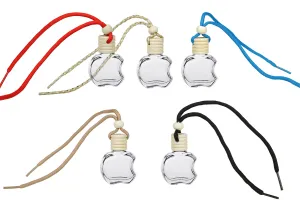 Autoparfümflasche 10 ml Apfel mit Holzkappe und Stopfen - 25 Stk-1