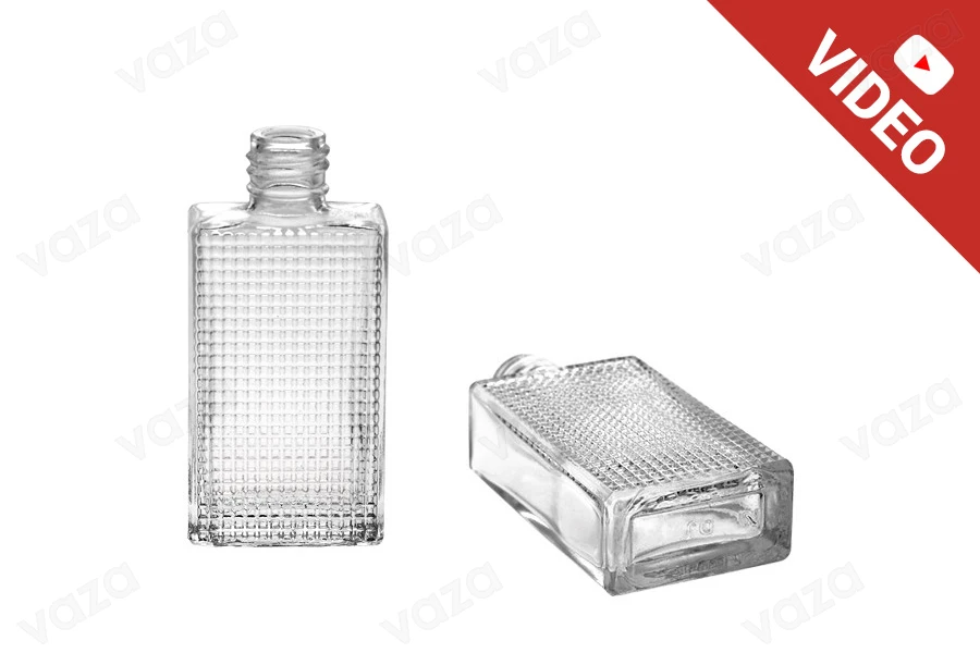 Flacone zigrinato rettangolare da 30 ml per profumo (18/415) Flacone zigrinato rettangolare da 30 ml per profumo (18/415)-immagine_prodotto