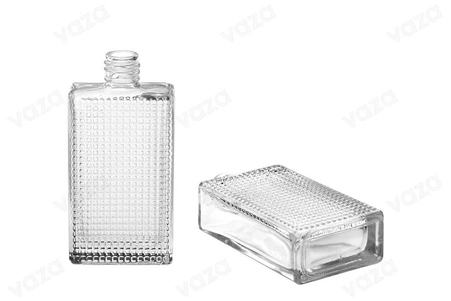 50ml grid glass pineapple texture perfume bottle (18/415)-image_product
