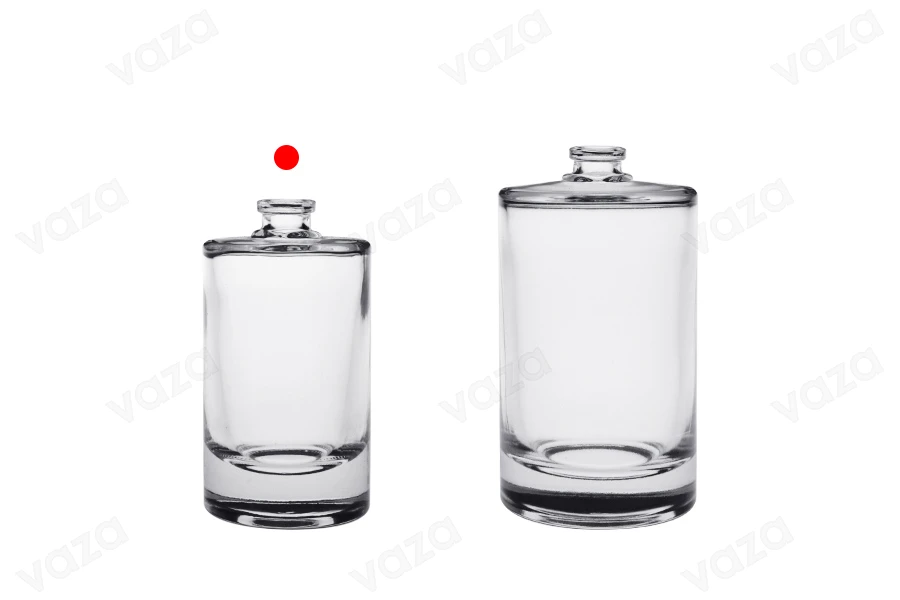 Shishe qelqi cilindrike për parfum 50 ml me mbyllje sigurie ‘crimp’ 15 mm. Shishe qelqi cilindrike për parfum 50 ml me mbyllje sigurie ‘crimp’ 15 mm.-εικόνα_σύνθεση
