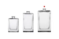 Perfume glass bottle 100 ml with crimp neck - 15 mm