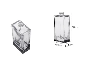 Glasparfümflasche 50 ml mit Sicherheitsverschluss ''crimp'' 15 mm-2