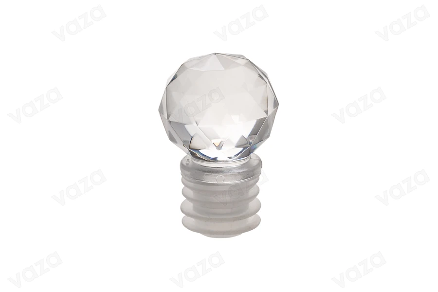 Bouchon en acrylique en forme de diamant F 19.5-photo_produit