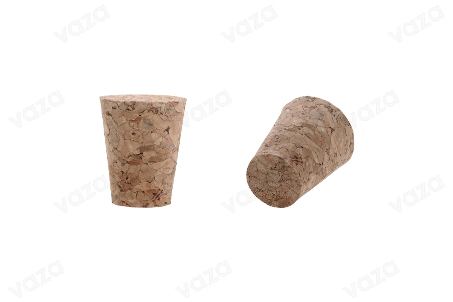 Cone natural cork with 28x23 mm dimensions/16-f 19 (PP28) Cone natural cork with 28x23 mm dimensions/16-f 19 (PP28)-image_product