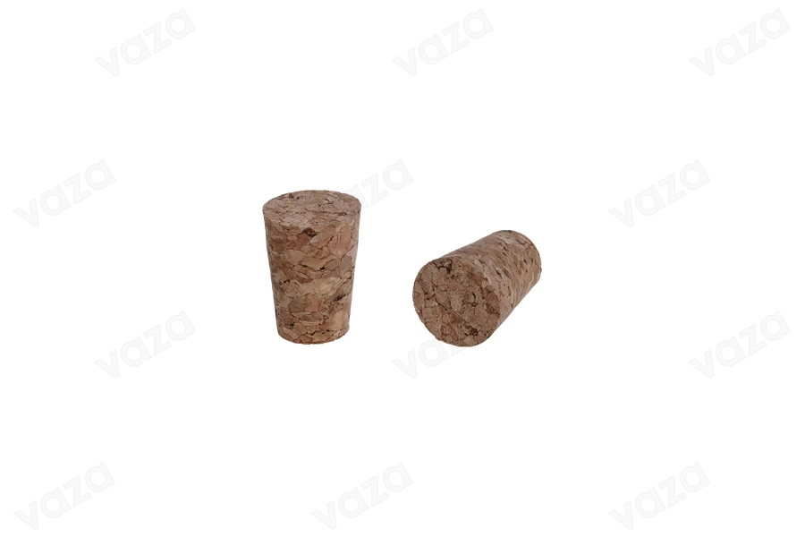 Liège conique naturel aux dimensions 28 x 20/15 mm - pour F 17 (PP24 / PP25) Liège conique naturel aux dimensions 28 x 20/15 mm - pour F 17 (PP24 / PP25)-photo_produit