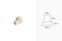 Tappo in silicone sintetico Φ 20 Tappo in silicone sintetico Φ 20