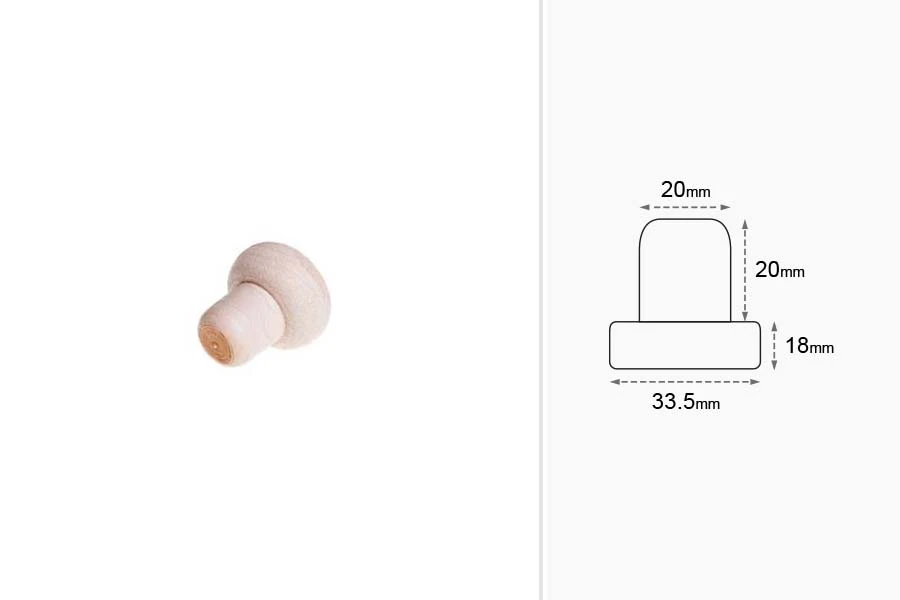 Tappo in silicone sintetico Φ 20 Tappo in silicone sintetico Φ 20