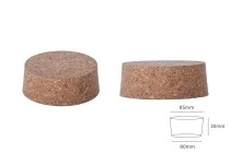 Φυσικός κωνικός φελλός με διαστάσεις 30x85/80 mm