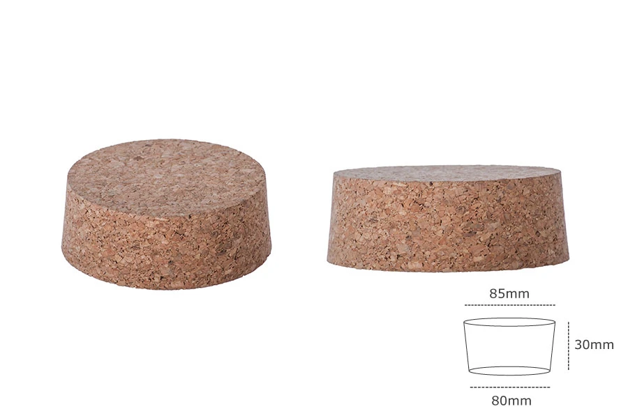 Φυσικός κωνικός φελλός με διαστάσεις 30x85/80 mm