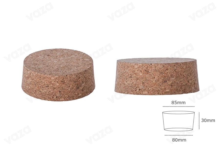 Breiter Natur- Spitzkorken 30x85/80 Breiter Natur- Spitzkorken 30x85/80-bildabmessungen