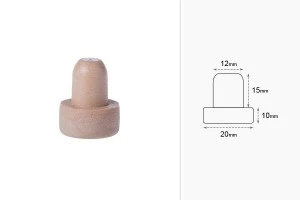 Συνθετικός φελλός σιλικόνης Ф 12 mm-2