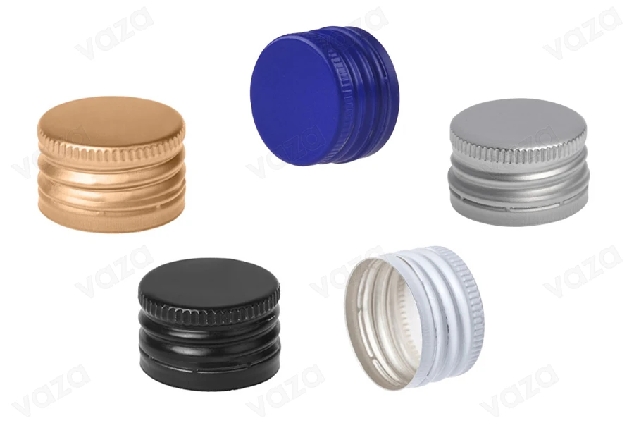 Bouchon à vis en aluminium PP 28 x 18 avec possibilité d'étanchéité et doublure Bouchon à vis en aluminium PP 28 x 18 avec possibilité d'étanchéité et doublure-photo_produit