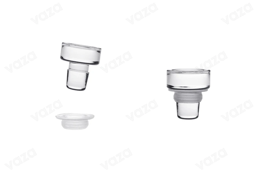 Glass stopper Φ 19 in clear color Glass stopper Φ 19 in clear color-image_product