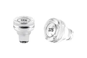 Round glass stopper with tall profile f 17.5 in transparent-2