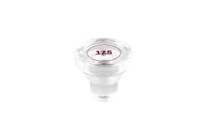 Glass round low profile Cap f 17.5 in transparent-1