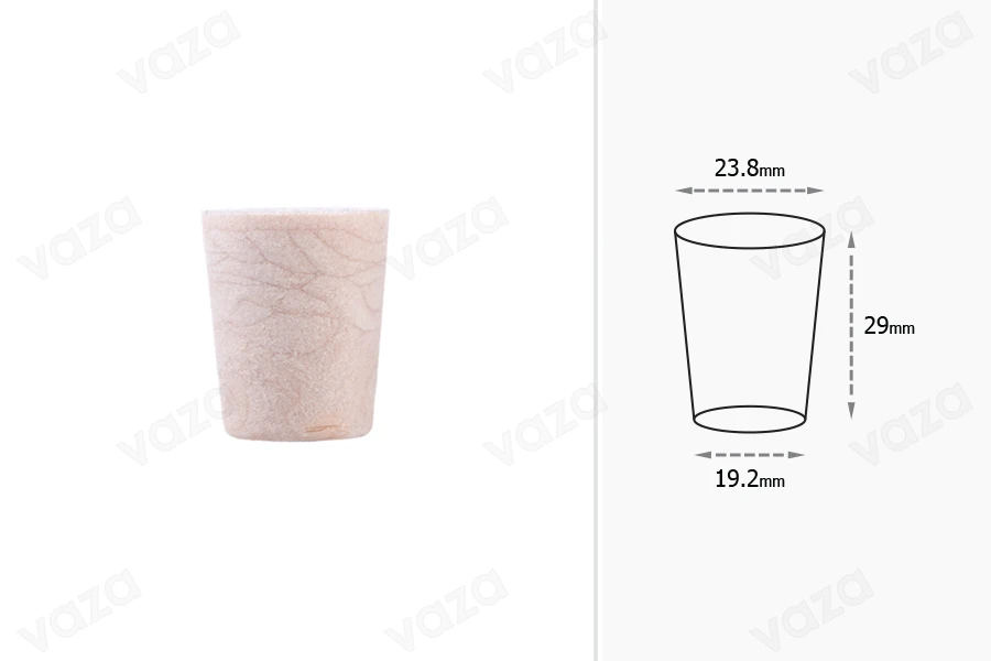 Κωνικός φελλός σιλικόνης με διαστάσεις 29x23,8/19,2 mm - για Φ 21 Κωνικός φελλός σιλικόνης με διαστάσεις 29x23,8/19,2 mm - για Φ 21-εικόνα_διαστάσεις