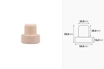 Liège synthétique en silicone F 22,5 Liège synthétique en silicone F 22,5