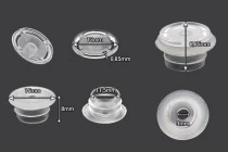 Tappo in plastica con copertura per bottiglie PP 18 - 50 pezzi Tappo in plastica con copertura per bottiglie PP 18 - 50 pezzi