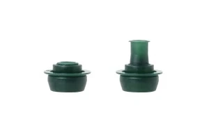 Extruded aluminum cap PP31,5 (31,5x24) black with flow-2