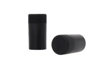 Tappo in plastica nero con sicurezza speciale per bottiglie Stelvin, misura 30x60 Tappo in plastica nero con sicurezza speciale per bottiglie Stelvin, misura 30x60