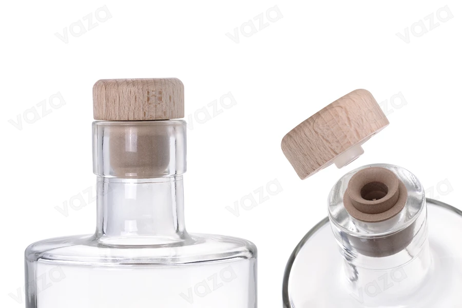 Συνθετικός φελλός σιλικόνης με ροή και αποσπώμενη ξύλινη κεφαλή - Ф 23 mm Συνθετικός φελλός σιλικόνης με ροή και αποσπώμενη ξύλινη κεφαλή - Ф 23 mm-εικόνα_σύνθεση