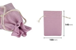 Fabric pouch 100x145 mm with drawstring-2