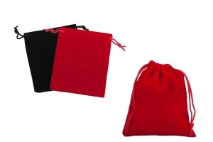 Pochette en velours aux dimensions 100 x 120 mm en différentes couleurs - 50 pcs-2