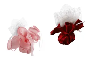 Pochette en satin attachée par un cordon - 50 pcs-3