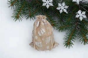 Christmas fabric pouch 170x230mm fabric in different designs - 50 pcs-4