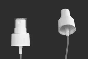 Spray plastique avec couvercle acrylique transparent 24/410