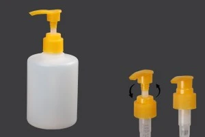 Plastikflasche 300 ml Halbtransparent mit Pumpe zur Reinigung von Produkten wie Handantiseptika-1