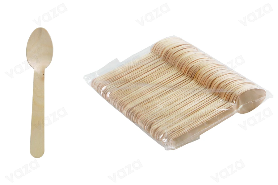 Holzlöffel 140 mm - 100 Stk Holzlöffel 140 mm - 100 Stk-εικόνα_προϊοντική