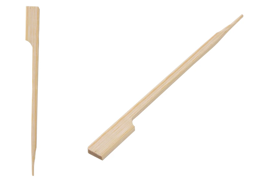 Ξυλάκια - καλαμάκια bamboo 120 mm με λαβή για catering και εδέσματα - 200 τμχ Ξυλάκια - καλαμάκια bamboo 120 mm με λαβή για catering και εδέσματα - 200 τμχ