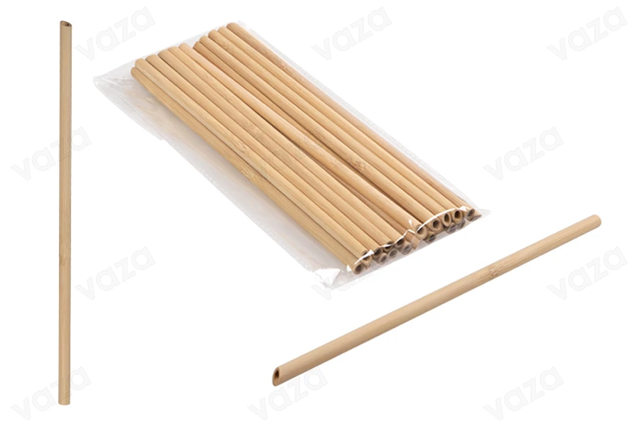Καλαμάκια οικολογικά από bamboo 240x8 mm - 20 τμχ Καλαμάκια οικολογικά από bamboo 240x8 mm - 20 τμχ-εικόνα_προϊοντική