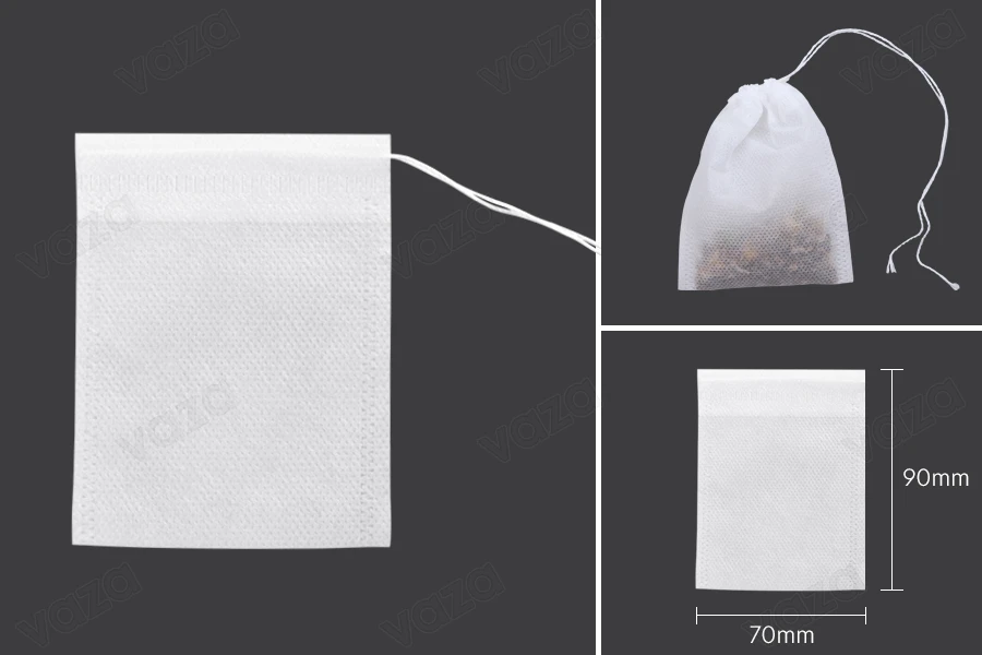 Σακουλάκια για τσάι 70x90 mm - 100 τμχ-εικόνα_διαστάσεις