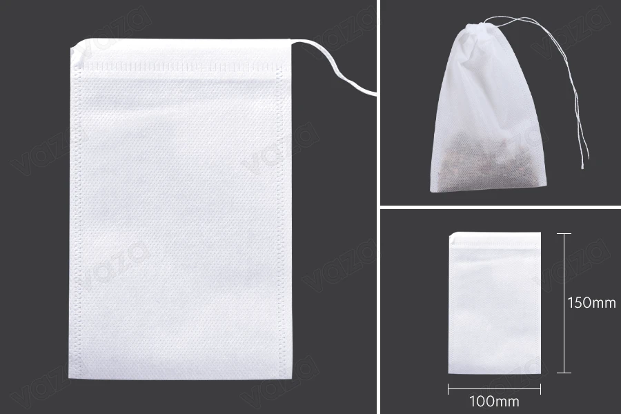 Σακουλάκια για τσάι 100x150 mm - 100 τμχ-εικόνα_διαστάσεις