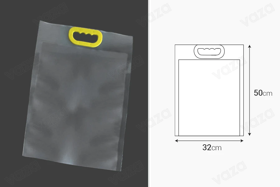 Sacchetti sottovuoto con manico 32x50 - 10 pz-dimensioni_immagine