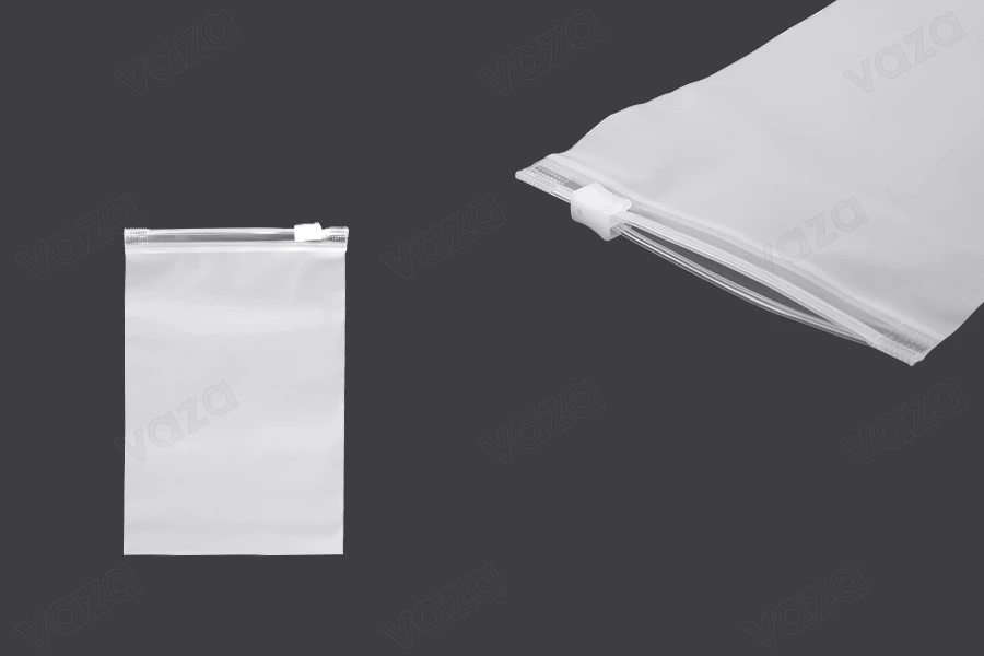 Σακουλάκια συσκευασίας 100x150 mm πλαστικά (PE), ημιδιάφανα ματ με φερμουάρ (zip) - 100 τμχ Σακουλάκια συσκευασίας 100x150 mm πλαστικά (PE), ημιδιάφανα ματ με φερμουάρ (zip) - 100 τμχ-εικόνα_προϊοντική