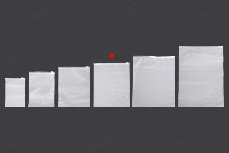 Σακουλάκια συσκευασίας 250x300 mm πλαστικά (PE), ημιδιάφανα ματ με φερμουάρ (zip) - 100 τμχ Σακουλάκια συσκευασίας 250x300 mm πλαστικά (PE), ημιδιάφανα ματ με φερμουάρ (zip) - 100 τμχ-εικόνα_σύνθεση