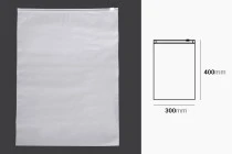 Σακουλάκια συσκευασίας 300x400 mm πλαστικά, ημιδιάφανα ματ με φερμουάρ (zip) - 100 τμχ Σακουλάκια συσκευασίας 300x400 mm πλαστικά, ημιδιάφανα ματ με φερμουάρ (zip) - 100 τμχ