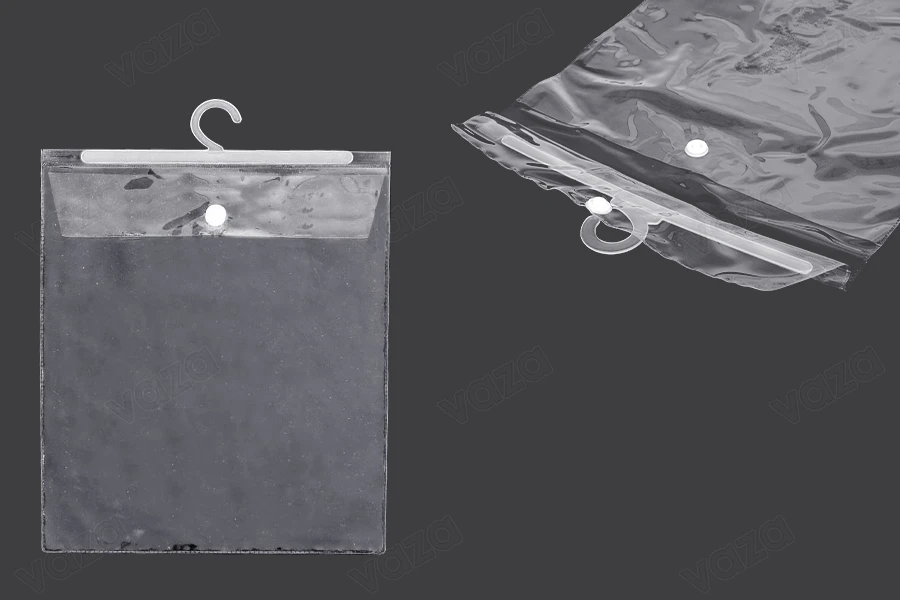 Σακούλες πλαστικές 22x31 cm με κρεμάστρα - 50 τμχ Σακούλες πλαστικές 22x31 cm με κρεμάστρα - 50 τμχ-εικόνα_προϊοντική