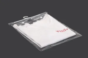 Plastic bags with hanger hook in size 26x32 cm - 25 pcs-3