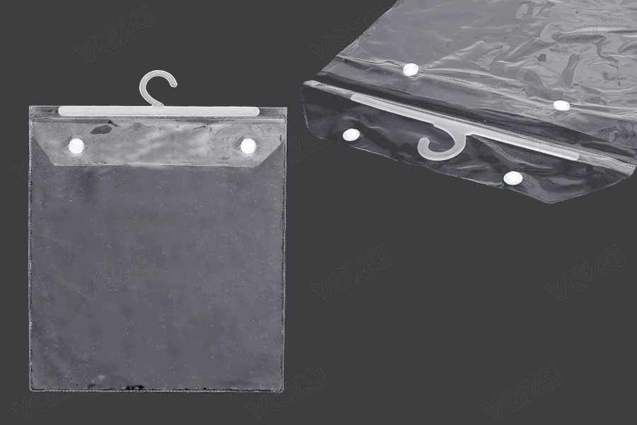 Sacs en plastique 26 x 32 cm avec cintre - 25 pcs-photo_produit