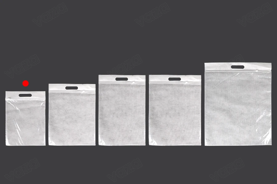 Qese plastike 250x350 mm (PE) me zinxhir - 20 copë Qese plastike 250x350 mm (PE) me zinxhir - 20 copë-